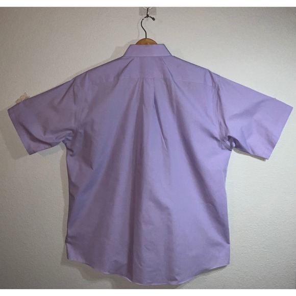 Stafford Essentials Mens Dress Shirt Lot 3 Short Sleeve Classic Fit 18 - Picture 4 of 12